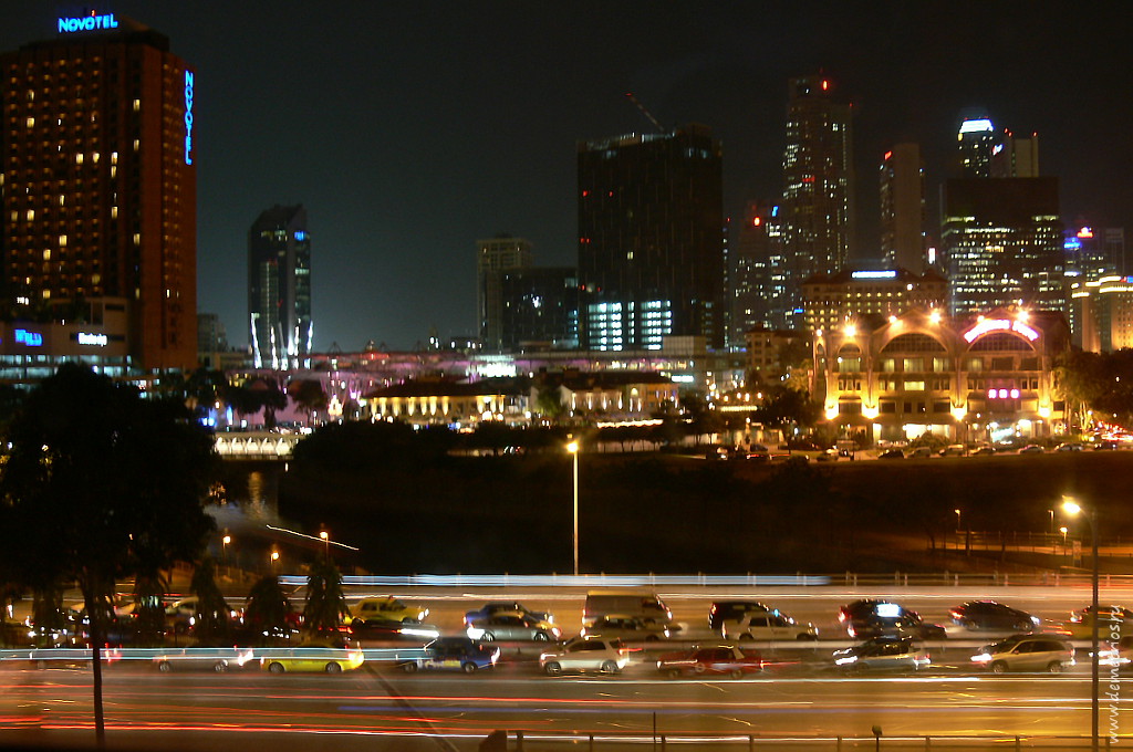 Ночной Сингапур. Singapore at night