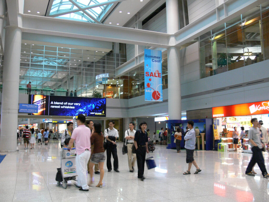 Аэропорт Incheon Intl. Транзитная зона